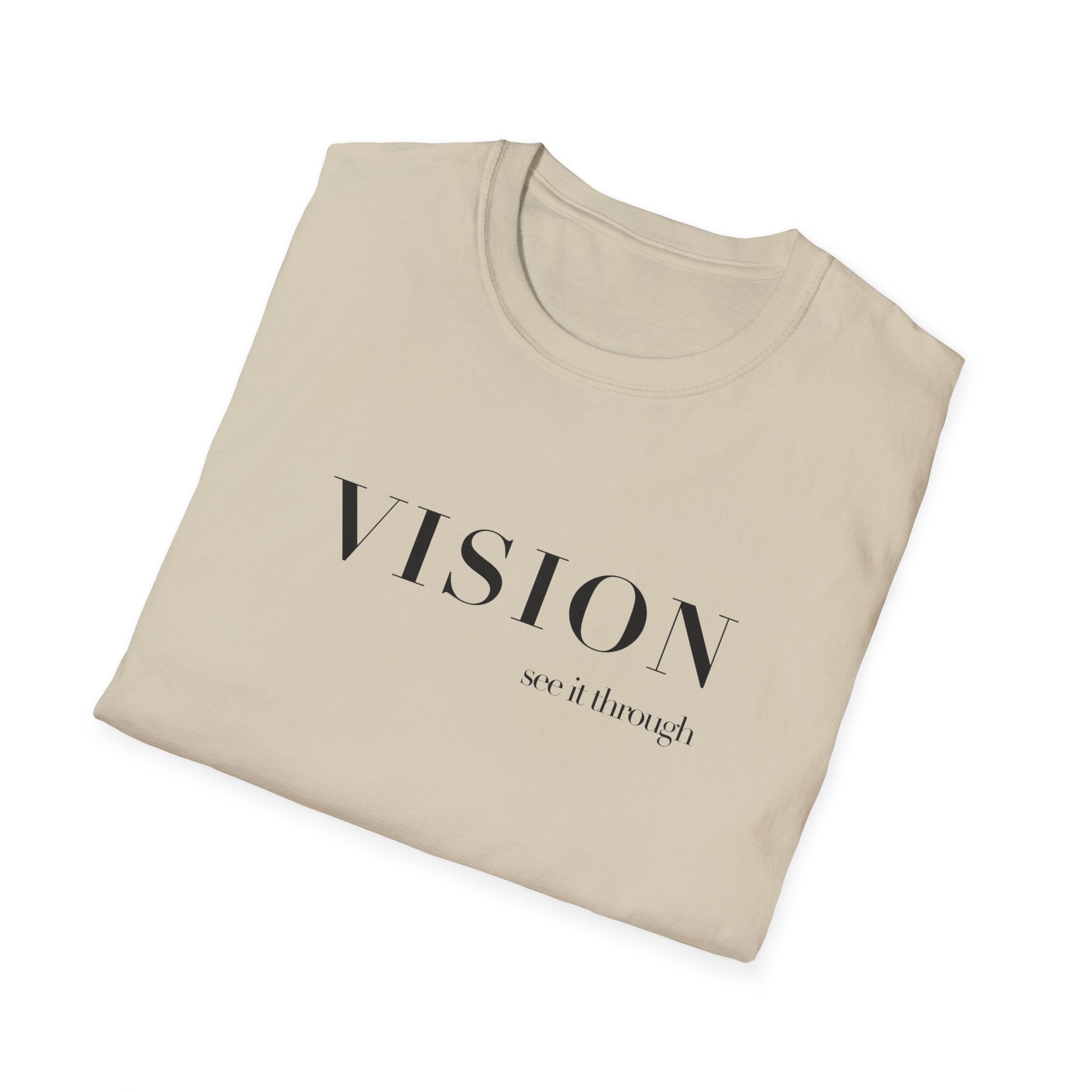 VISION Tee – Minimalist "Vision, not if enough" Inspirational Graphic T-Shirt