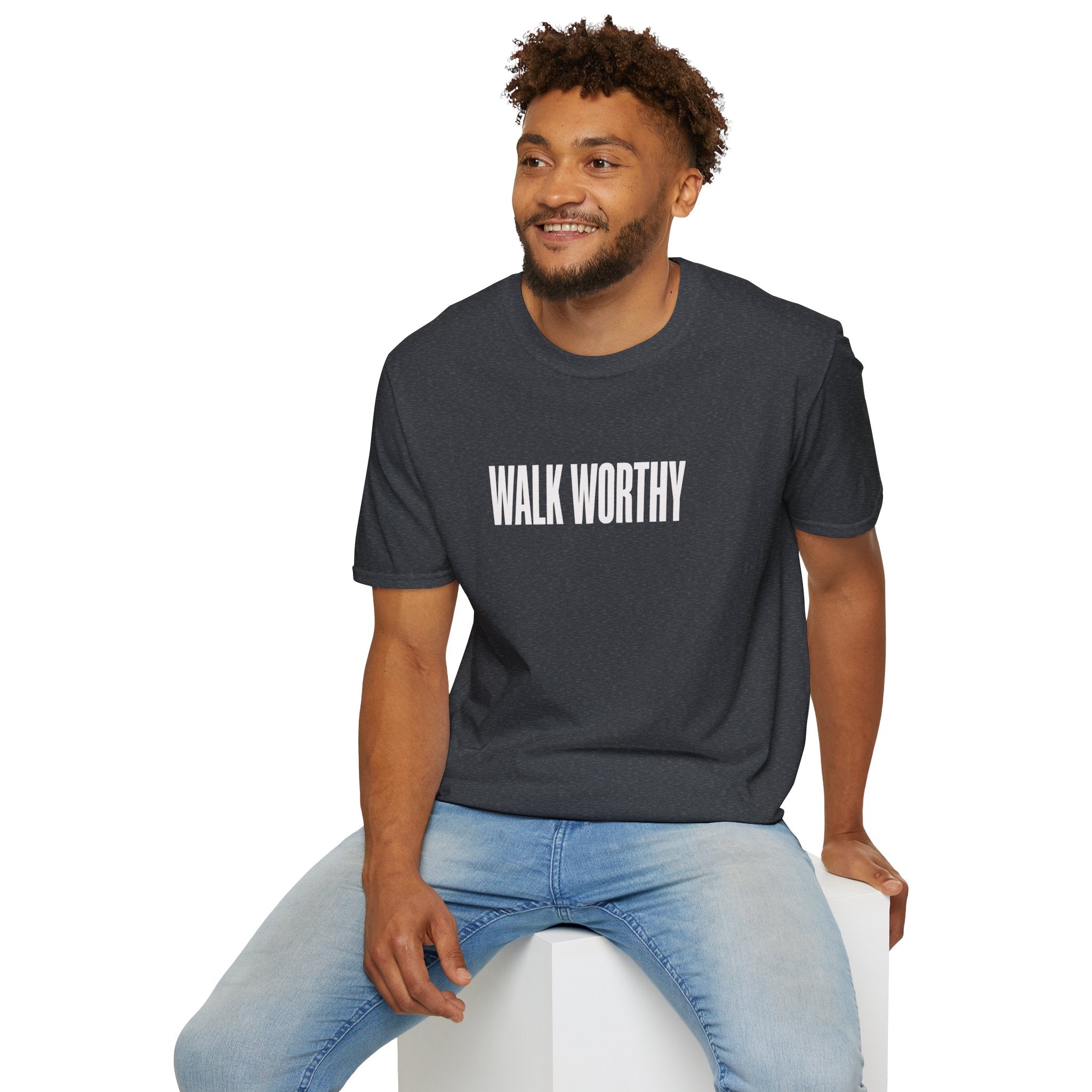 Walk Worthy T-Shirt — Inspirational Minimalist Faith Tee