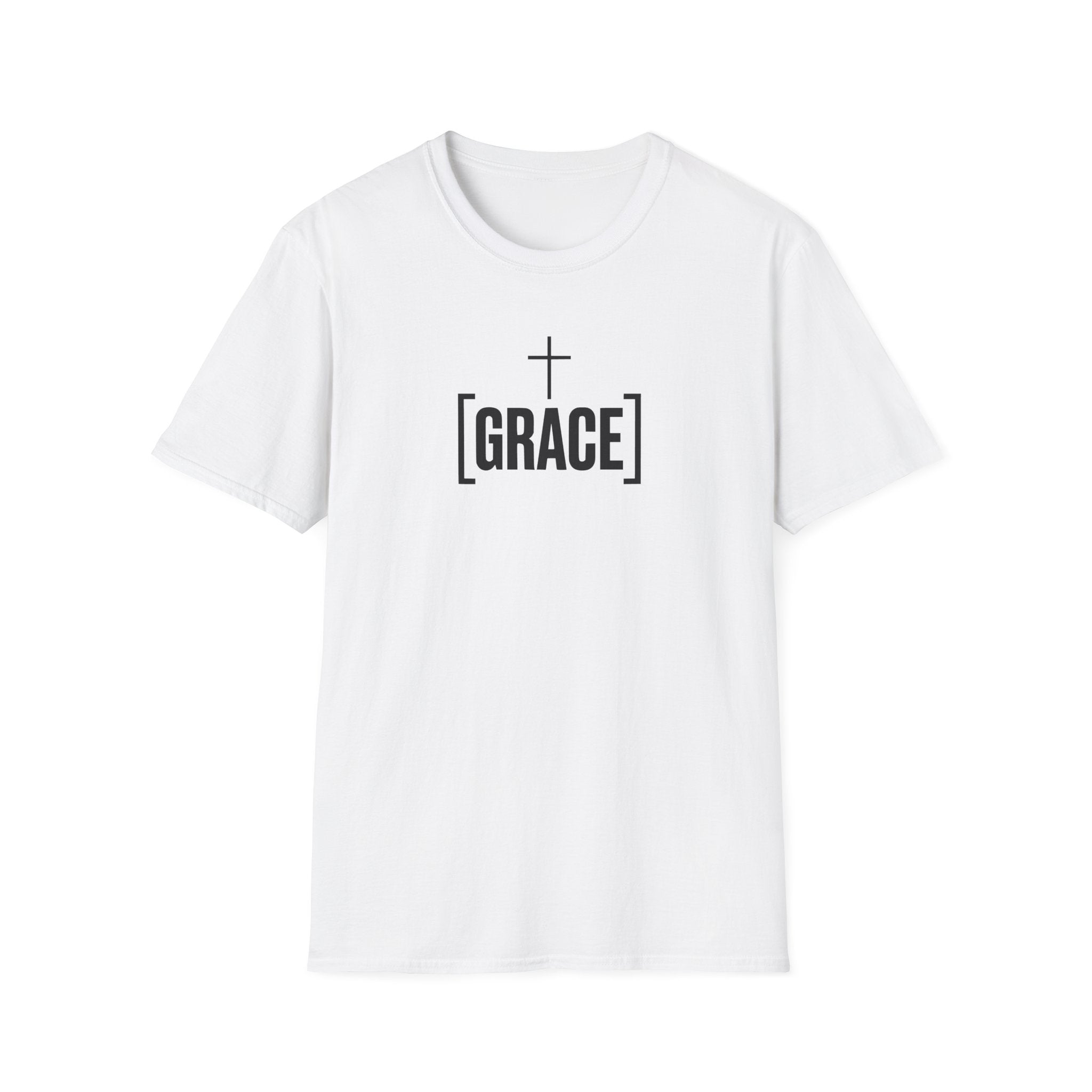 Grace Cross T-Shirt — Minimal Christian Faith Tee