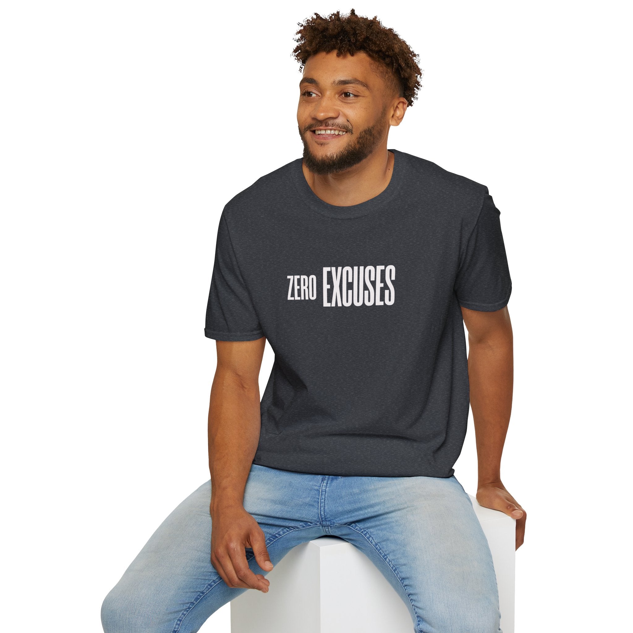 Zero Excuses T-Shirt — Motivational Fitness Tee