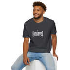 Believe Minimalist T-Shirt — Inspirational Faith Graphic Tee