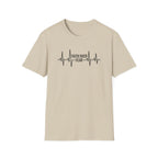 Faith Over Fear T-Shirt — Heartbeat EKG Inspirational Christian Tee