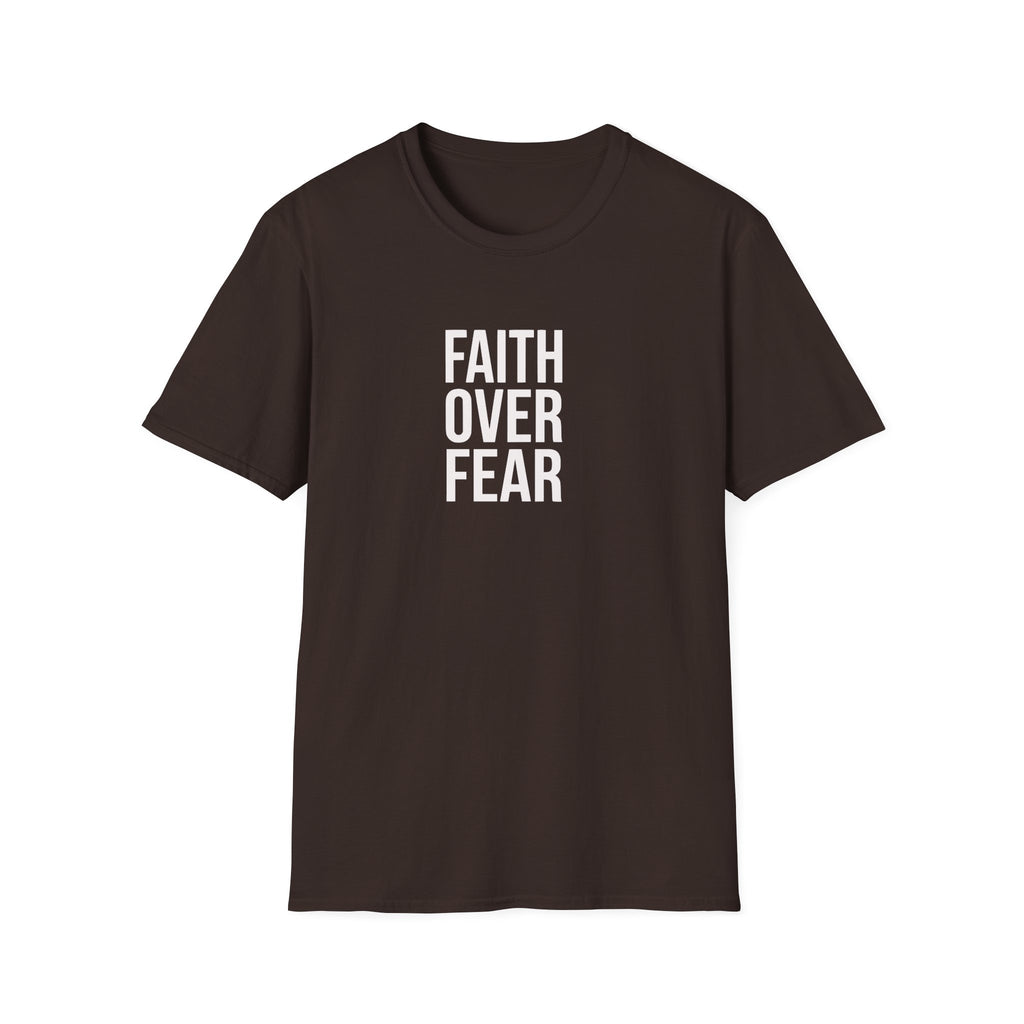 Faith Over Fear T-Shirt — Inspirational Christian Graphic Tee