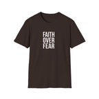 Faith Over Fear T-Shirt — Inspirational Christian Graphic Tee