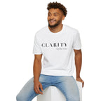 Clarity Tee — "Clarity (cut the noise)" Minimalist Inspirational T-Shirt