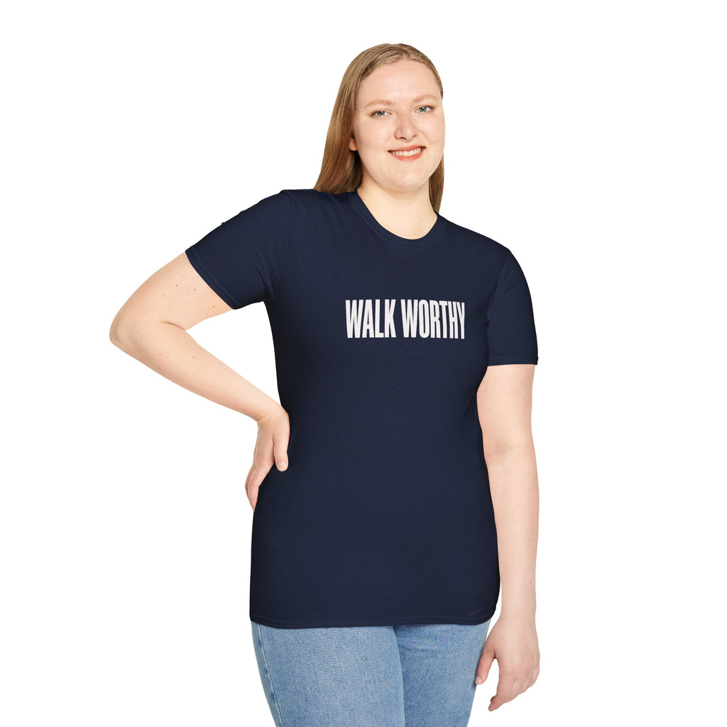 Walk Worthy T-Shirt — Inspirational Minimalist Faith Tee