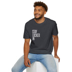 Stay Locked In T‑Shirt — Minimal Motivational Tee