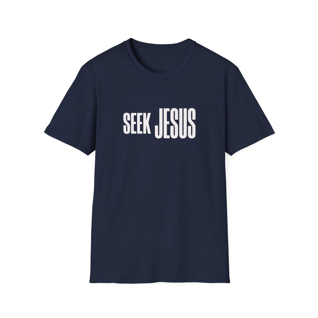 Seek Jesus T-Shirt — Minimal Christian Faith Tee