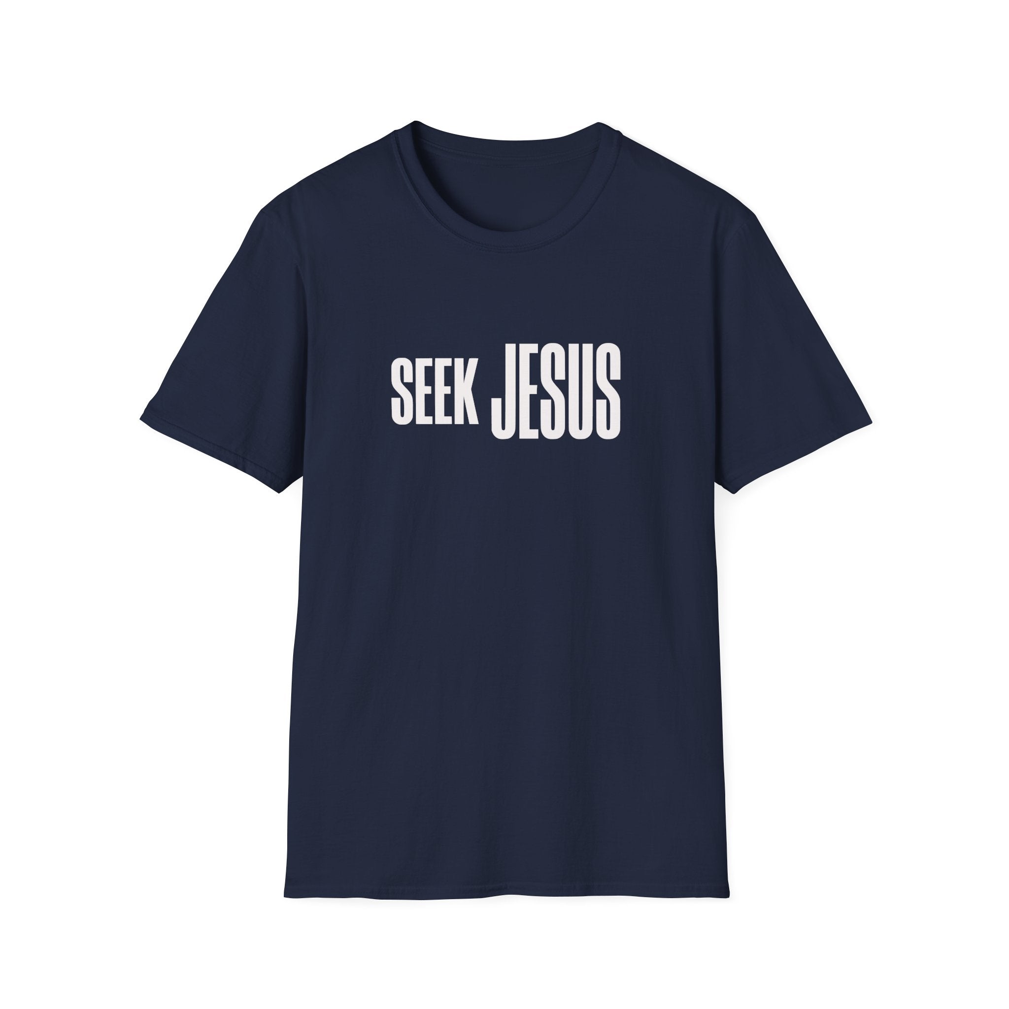 Seek Jesus T-Shirt — Minimal Christian Faith Tee