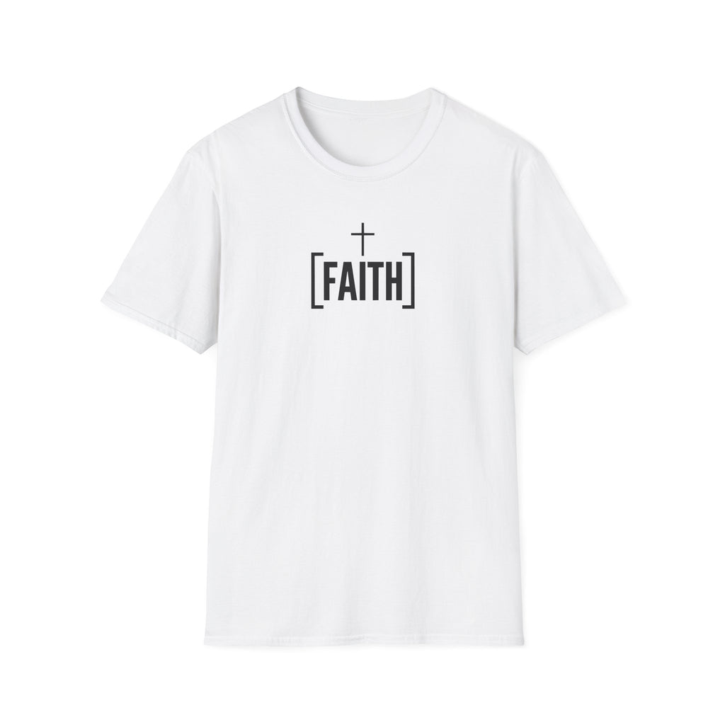 Faith Minimalist T-Shirt — Cross Graphic Christian Tee