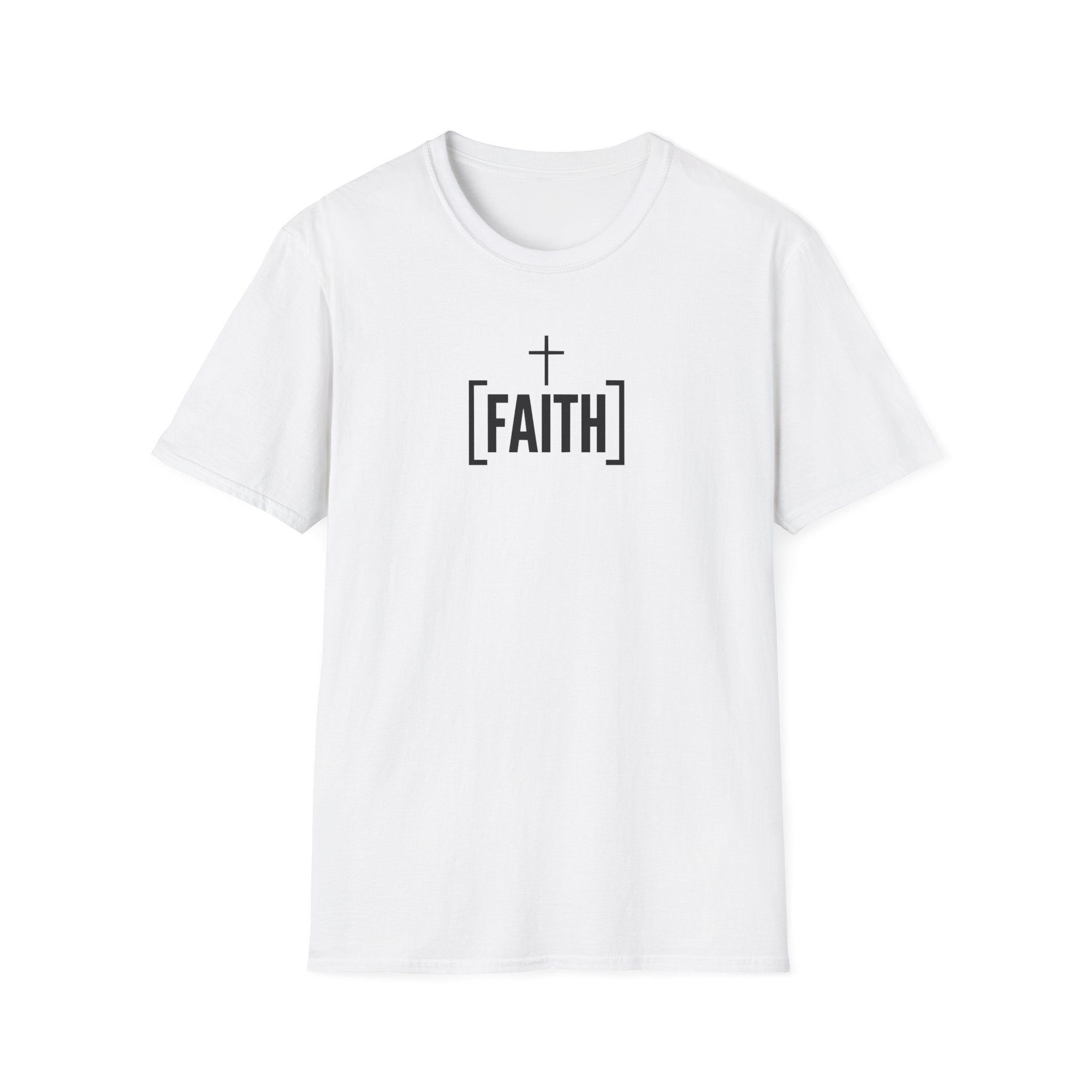 Faith Minimalist T-Shirt — Cross Graphic Christian Tee
