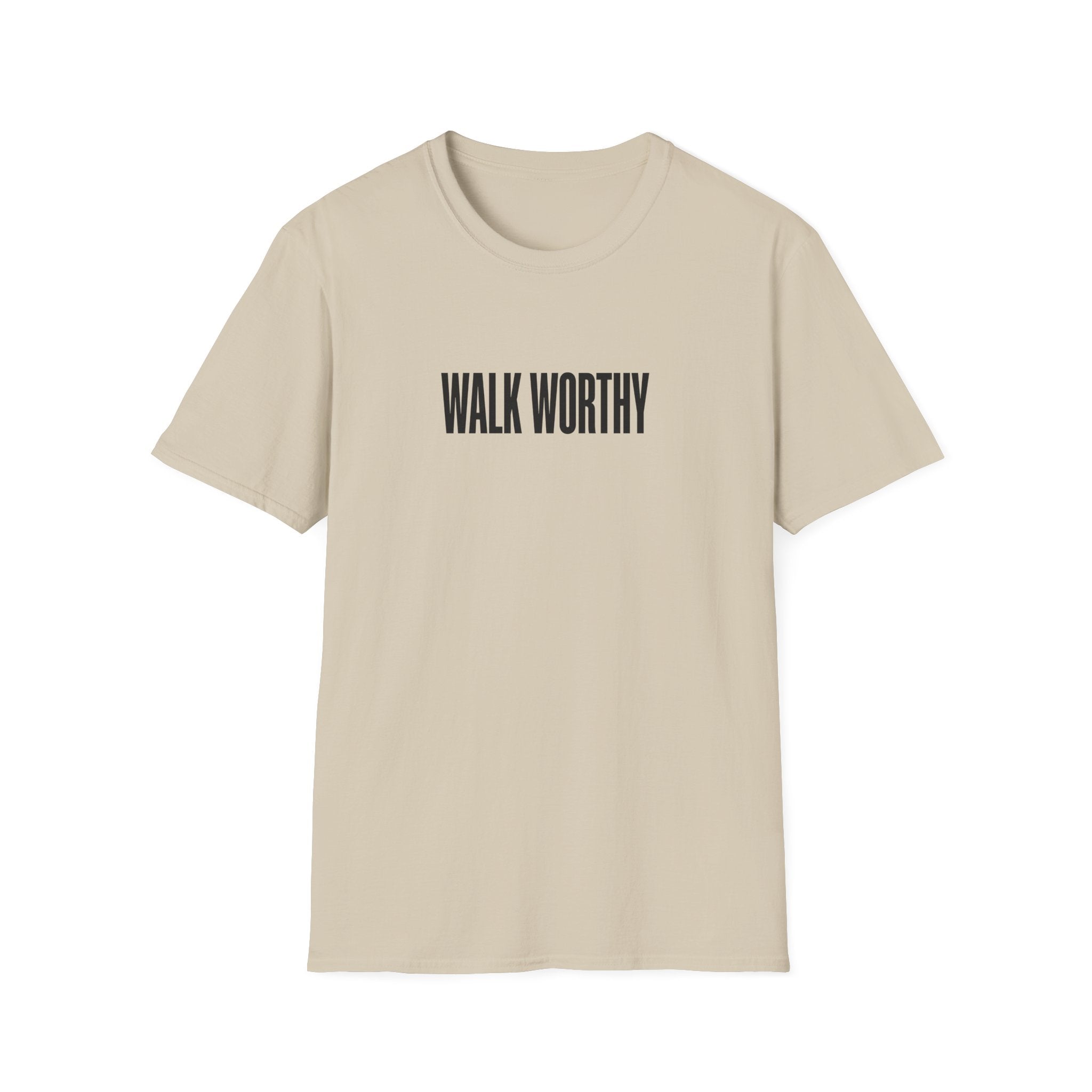 Walk Worthy T-Shirt — Inspirational Minimalist Faith Tee