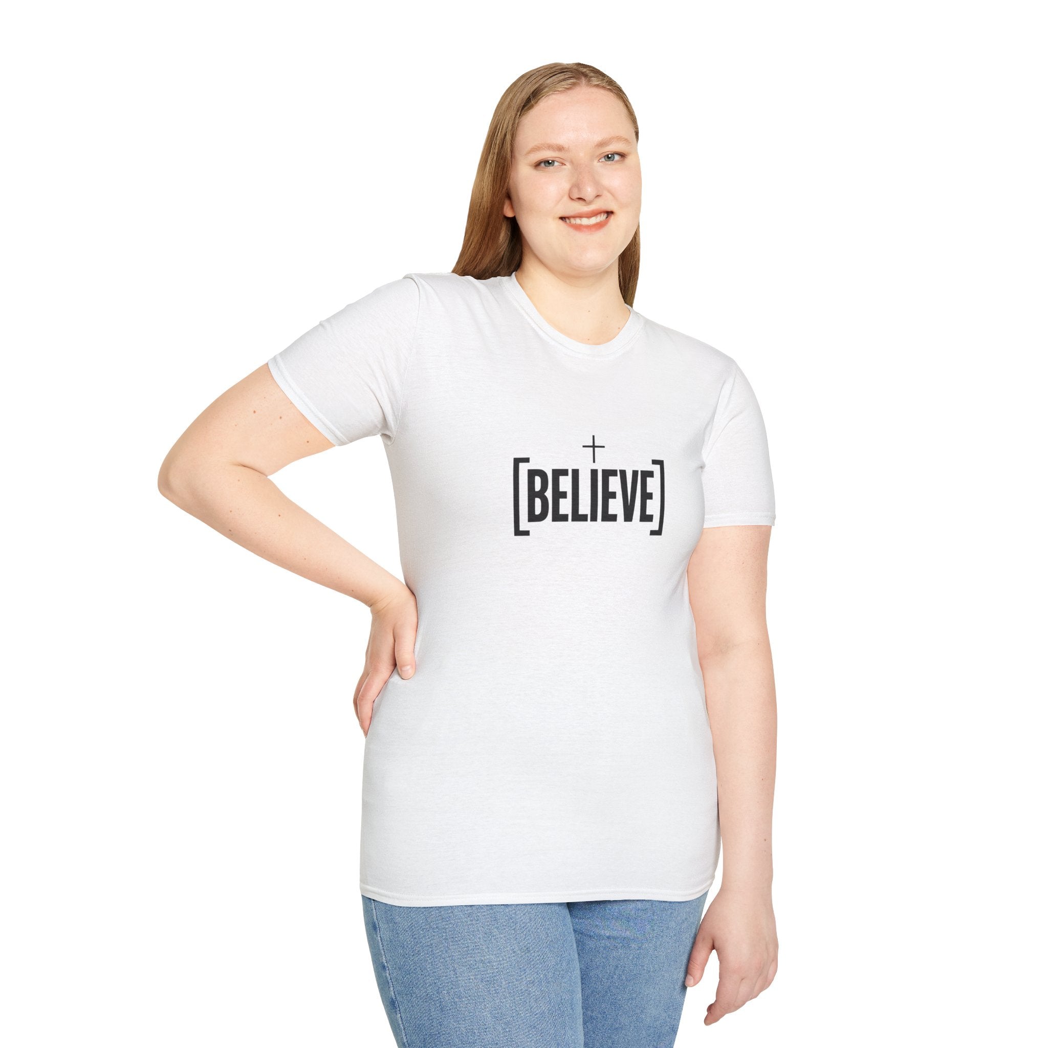 Believe Minimalist T-Shirt — Inspirational Faith Graphic Tee