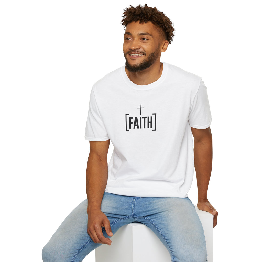 Faith Minimalist T-Shirt — Cross Graphic Christian Tee