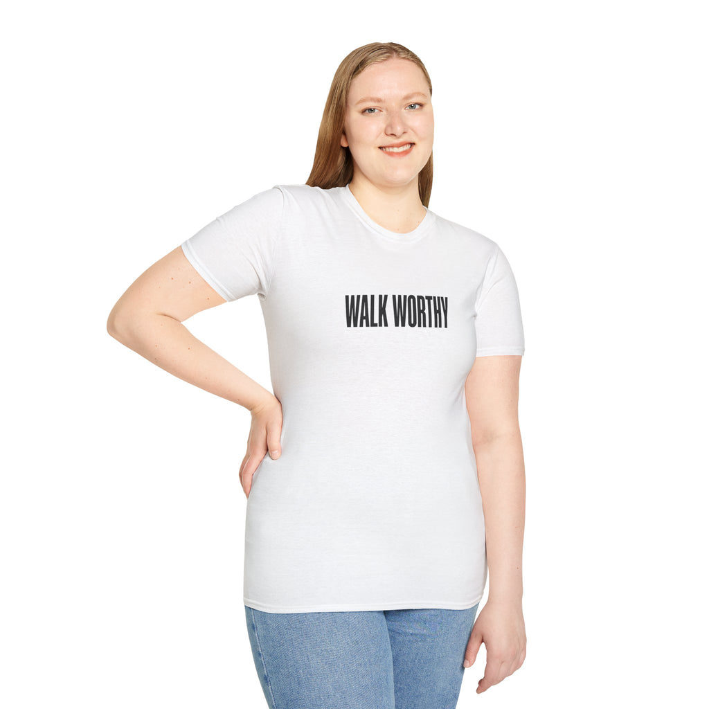 Walk Worthy T-Shirt — Inspirational Minimalist Faith Tee