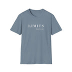 Limits Don’t Exist Tee — Minimal Motivational Graphic T-Shirt