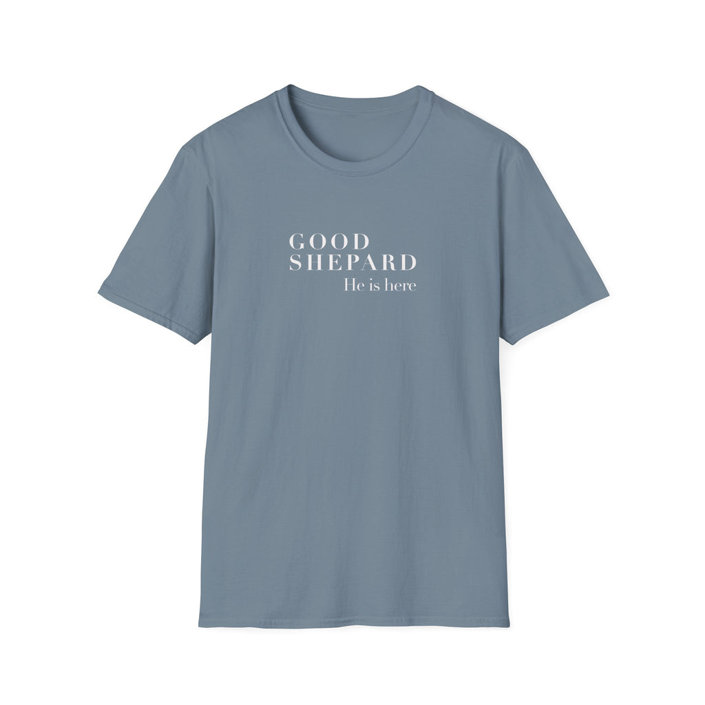 Good Shepard He’s Our Savior T-Shirt — Minimal Christian Faith Tee