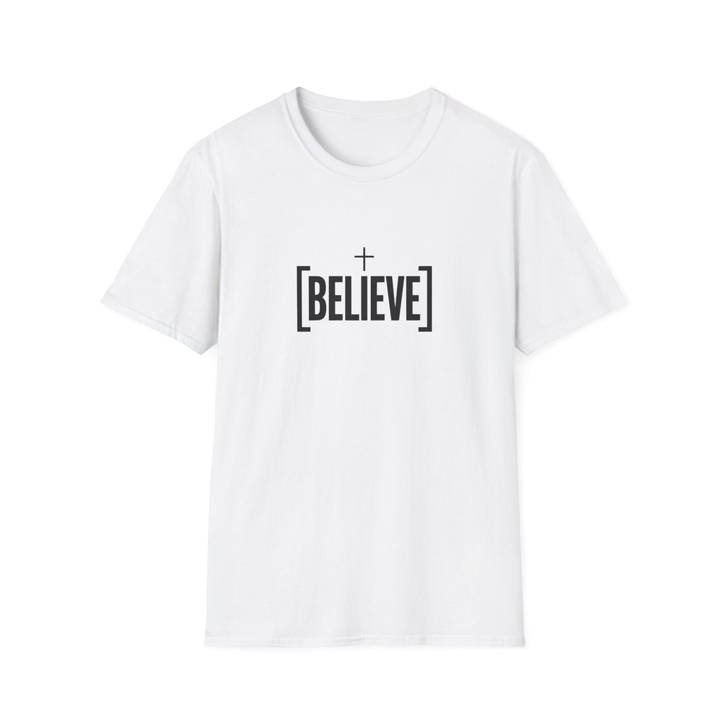 Believe Minimalist T-Shirt — Inspirational Faith Graphic Tee