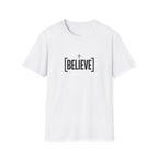 Believe Minimalist T-Shirt — Inspirational Faith Graphic Tee