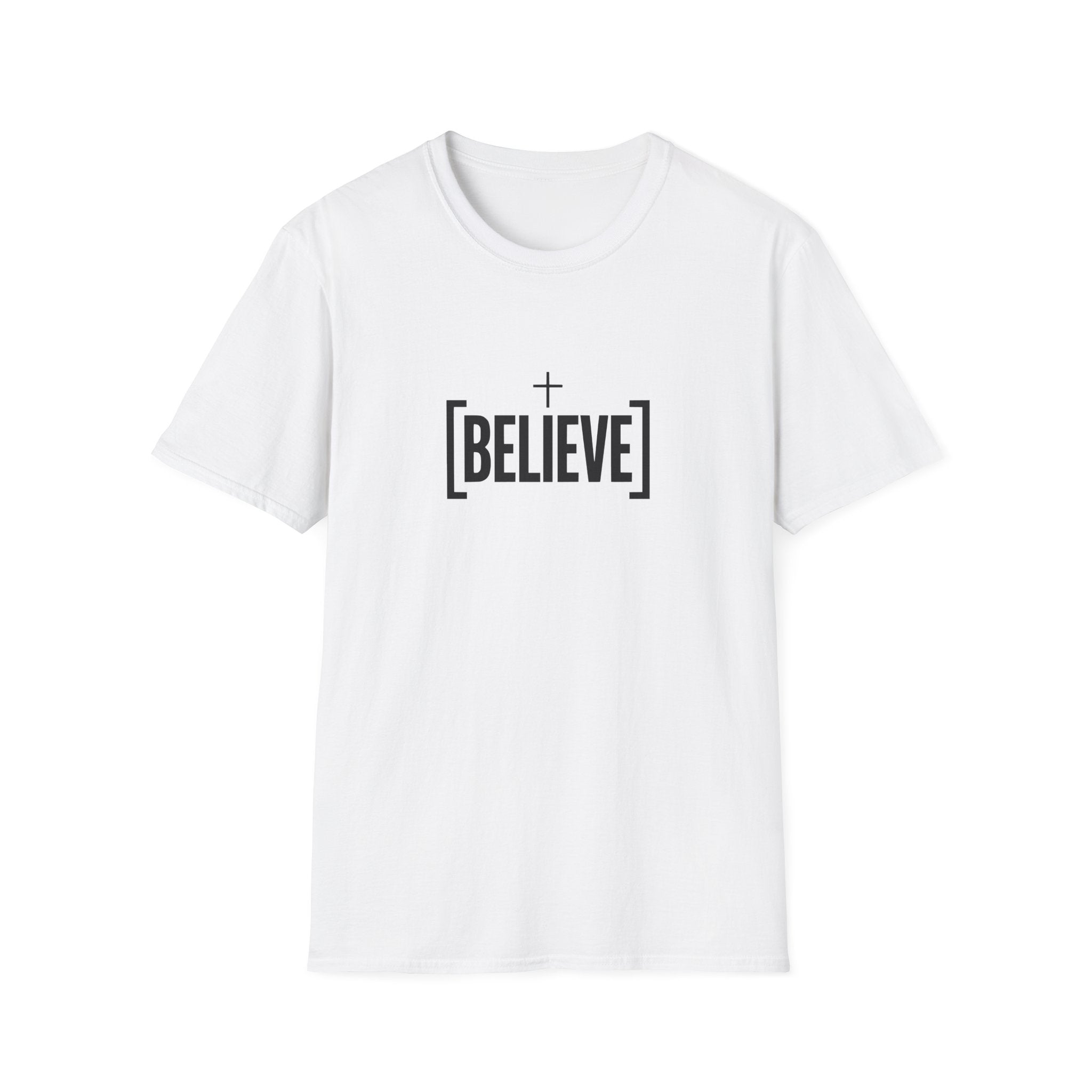 Believe Minimalist T-Shirt — Inspirational Faith Graphic Tee
