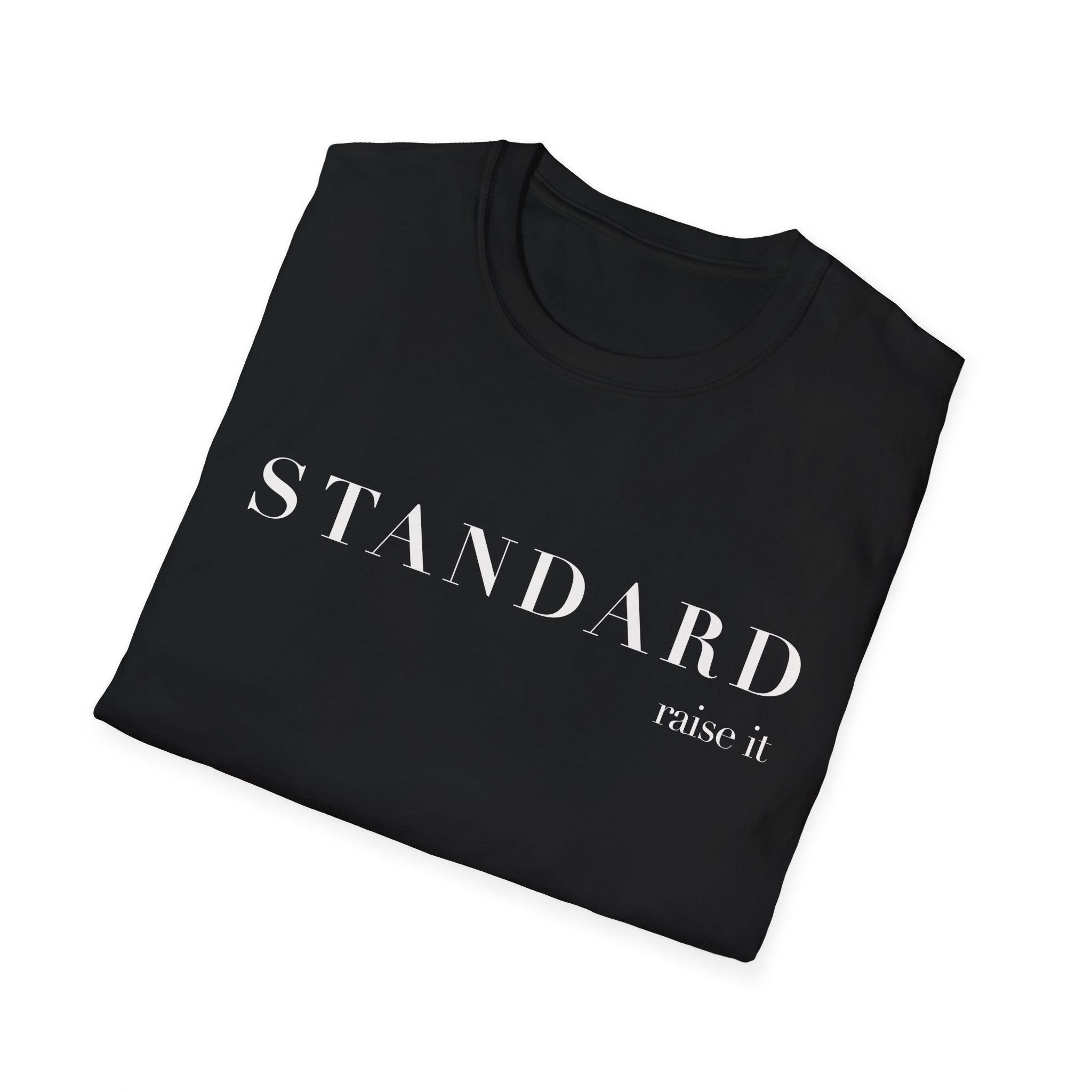 T-Shirt — STANDARD minimalist typography graphic tee