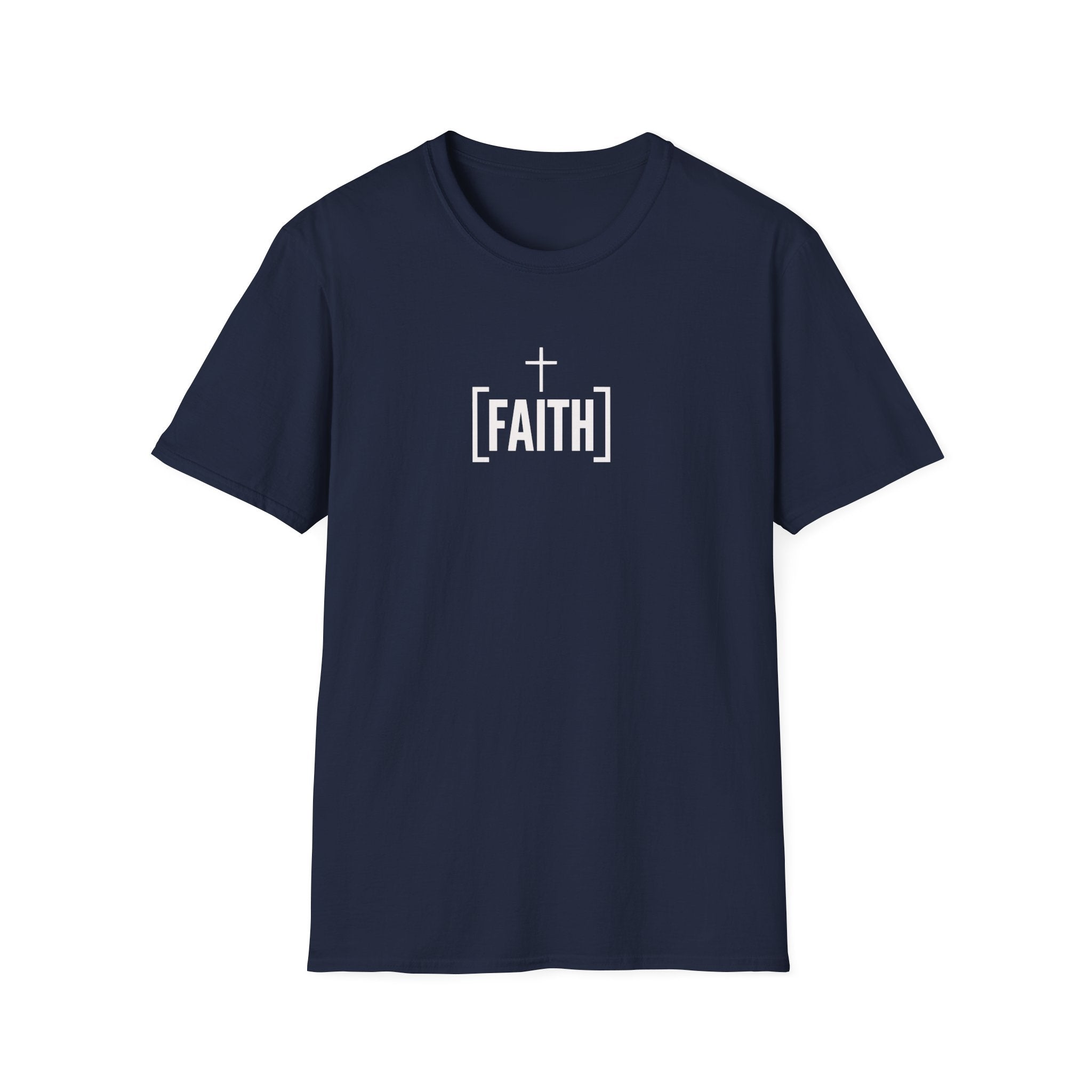 Faith Minimalist T-Shirt — Cross Graphic Christian Tee