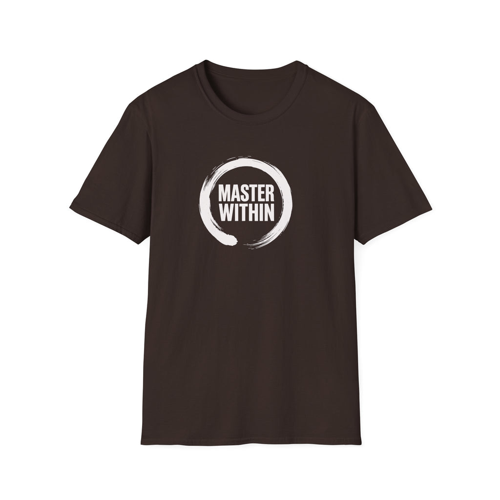 Master Within T-Shirt — Minimal Zen Circle Meditation Tee