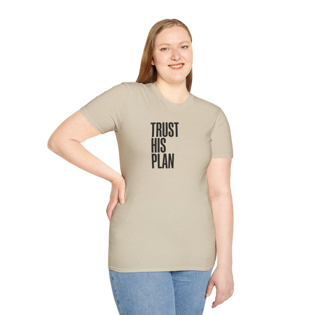 Trust His Plan T-Shirt — Christian Inspirational Faith Tee