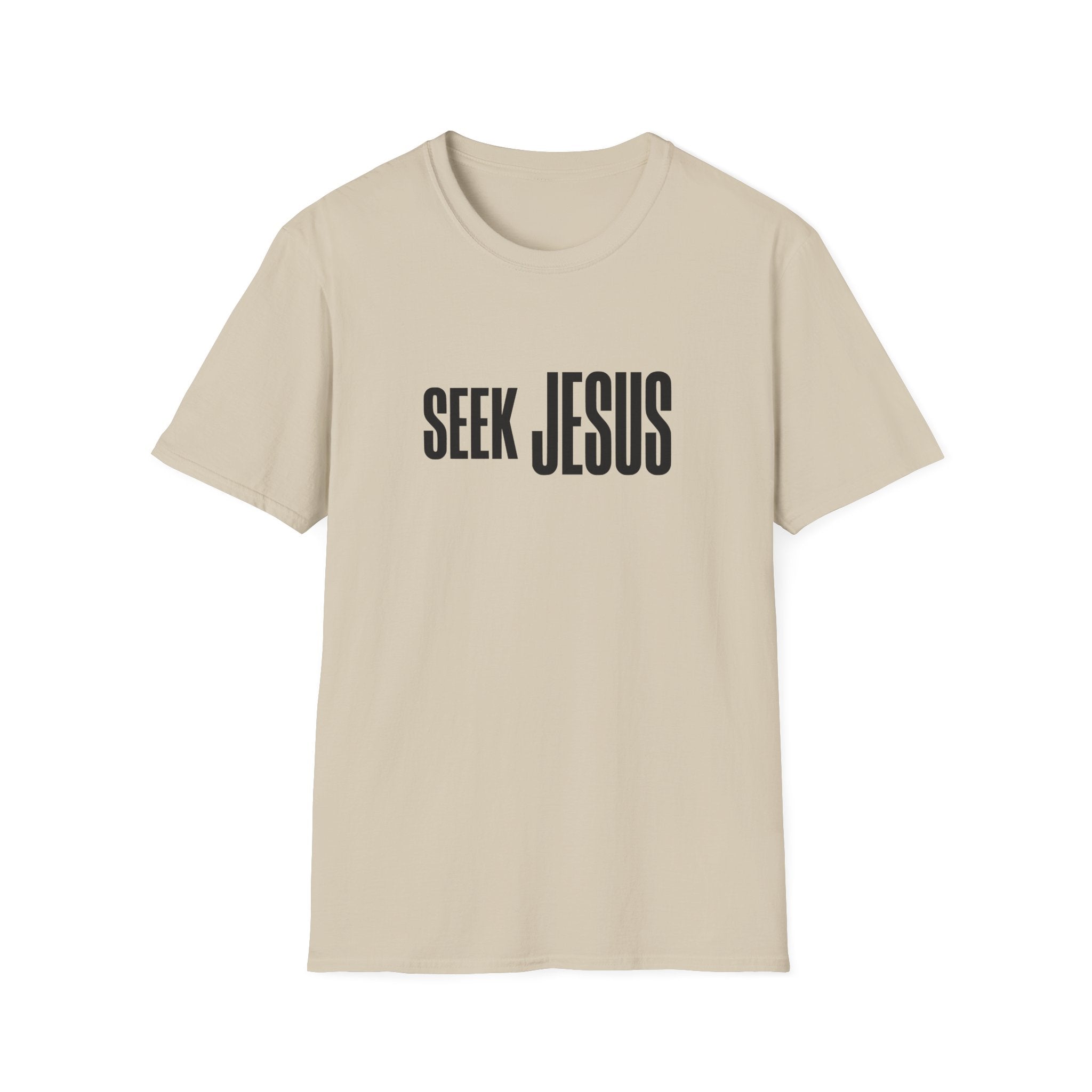 Seek Jesus T-Shirt — Minimal Christian Faith Tee