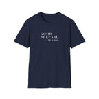 Good Shepard He’s Our Savior T-Shirt — Minimal Christian Faith Tee