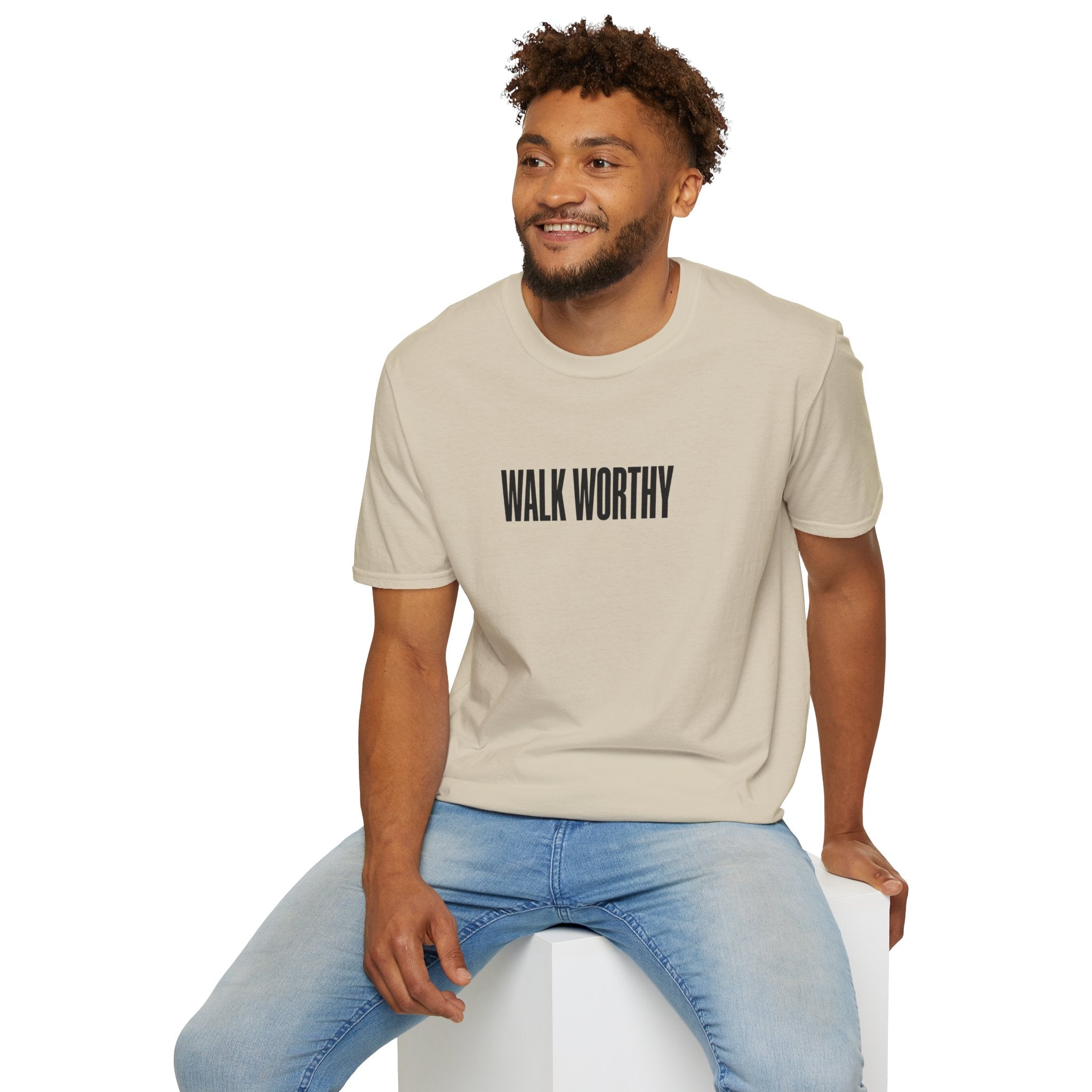 Walk Worthy T-Shirt — Inspirational Minimalist Faith Tee