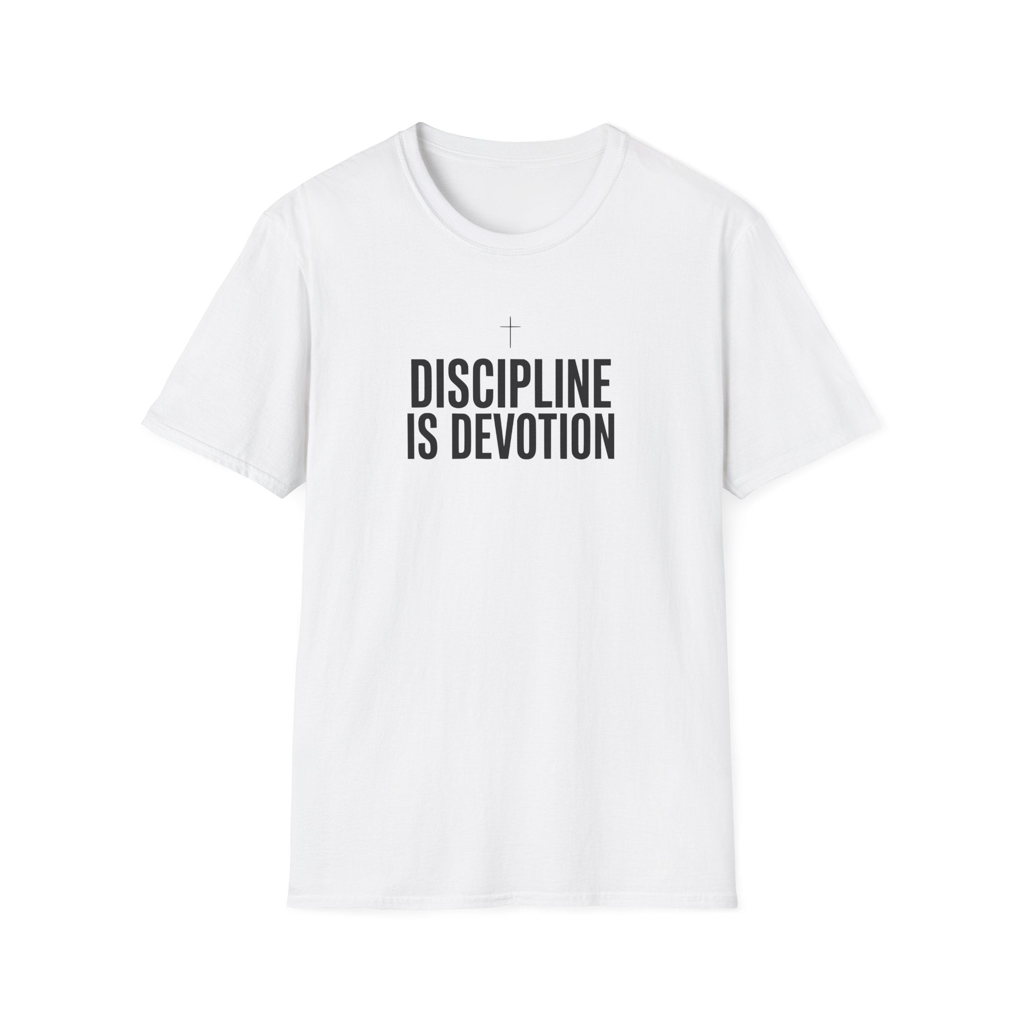 Discipline Is Devotion T-Shirt — Motivational Fitness Tee