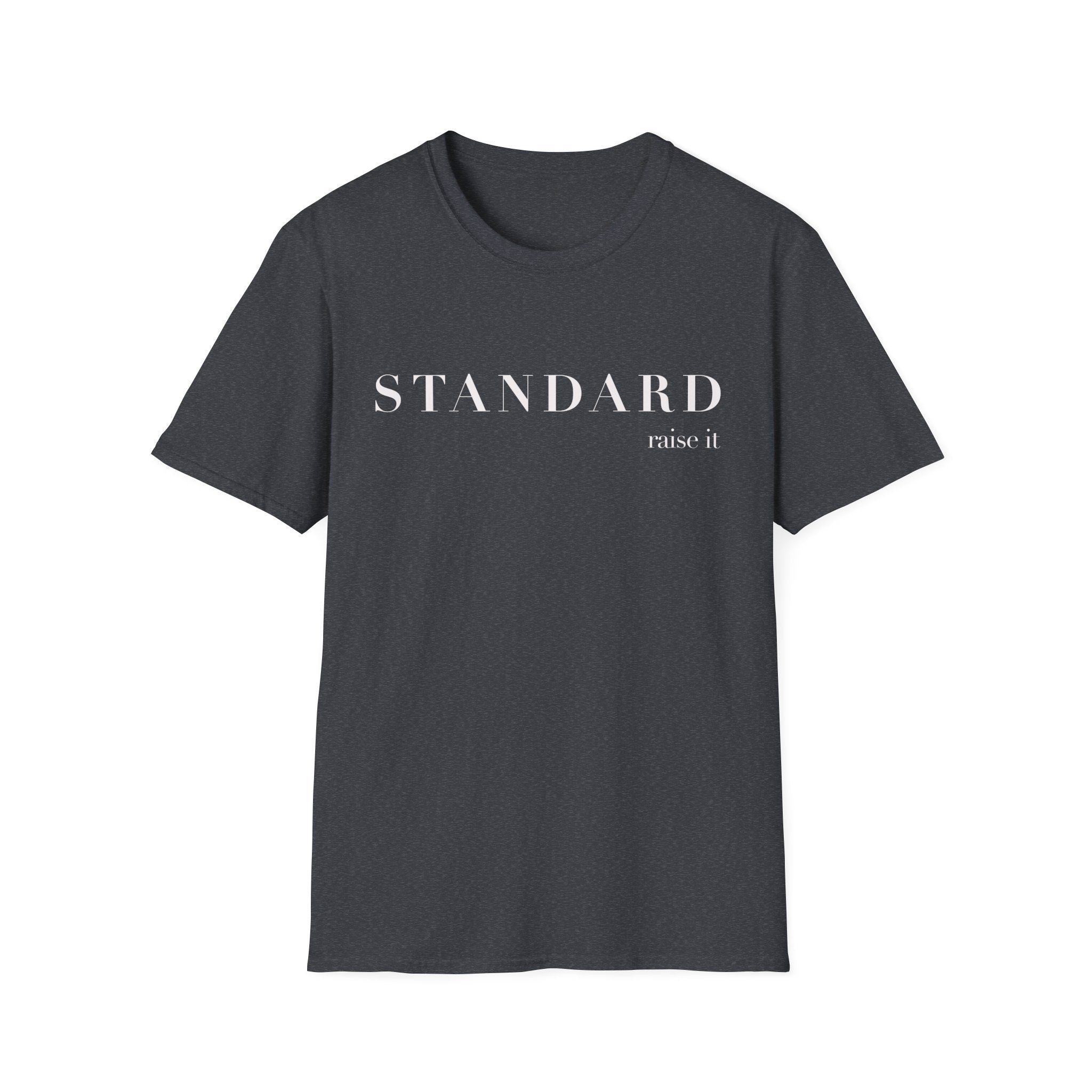T-Shirt — STANDARD minimalist typography graphic tee