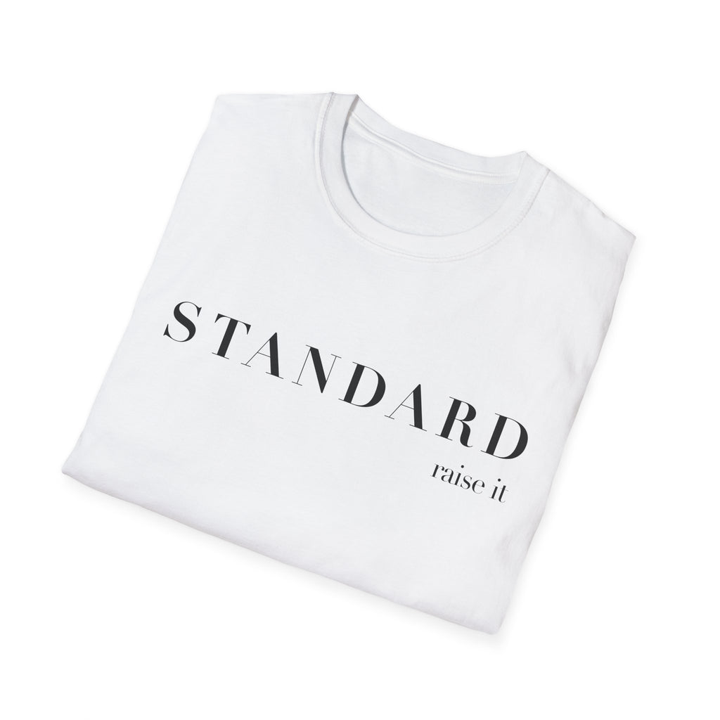 T-Shirt — STANDARD minimalist typography graphic tee
