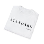 T-Shirt — STANDARD minimalist typography graphic tee