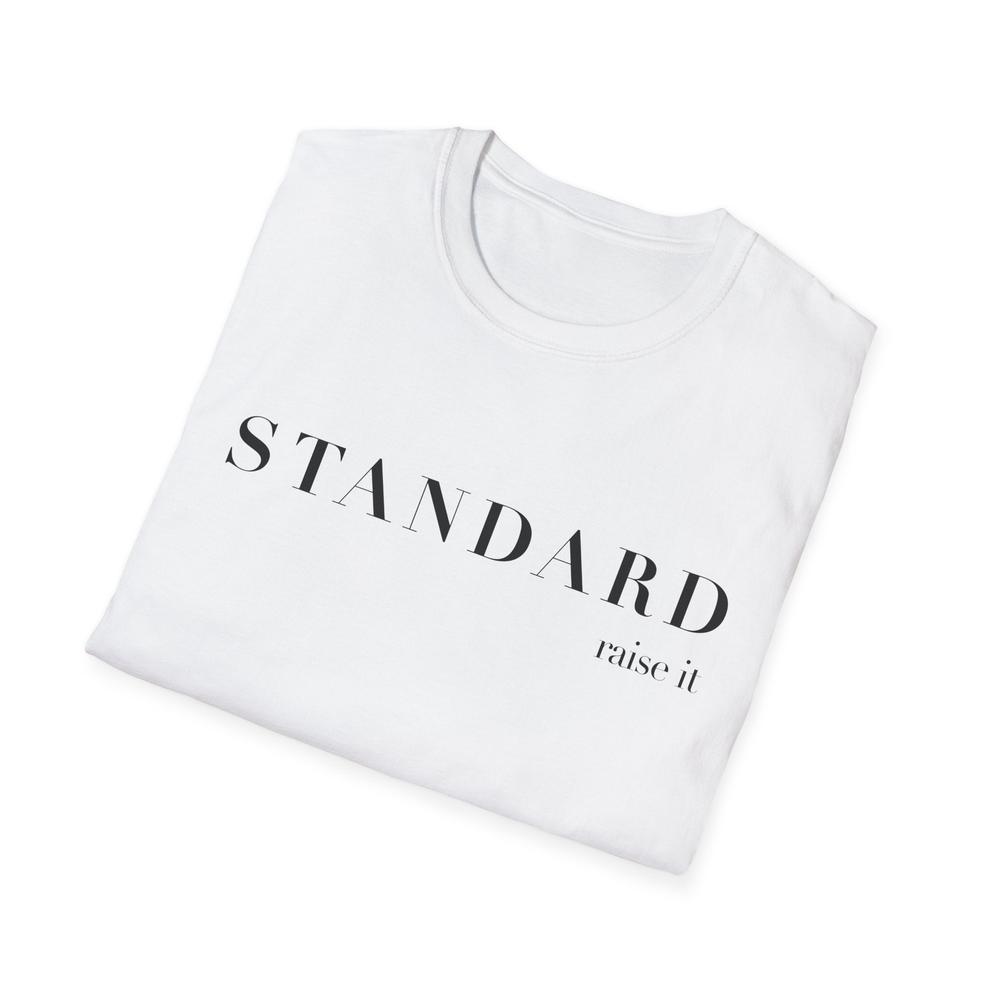 T-Shirt — STANDARD minimalist typography graphic tee