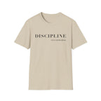 Discipline Motivational T-Shirt — minimalist 'Discipline, not motivation' design
