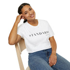 T-Shirt — STANDARD minimalist typography graphic tee