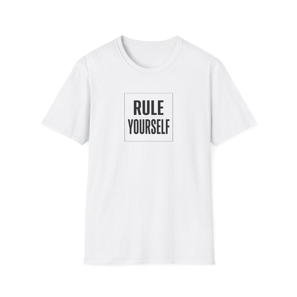 Rule Yourself T-Shirt — Minimal Motivational Tee
