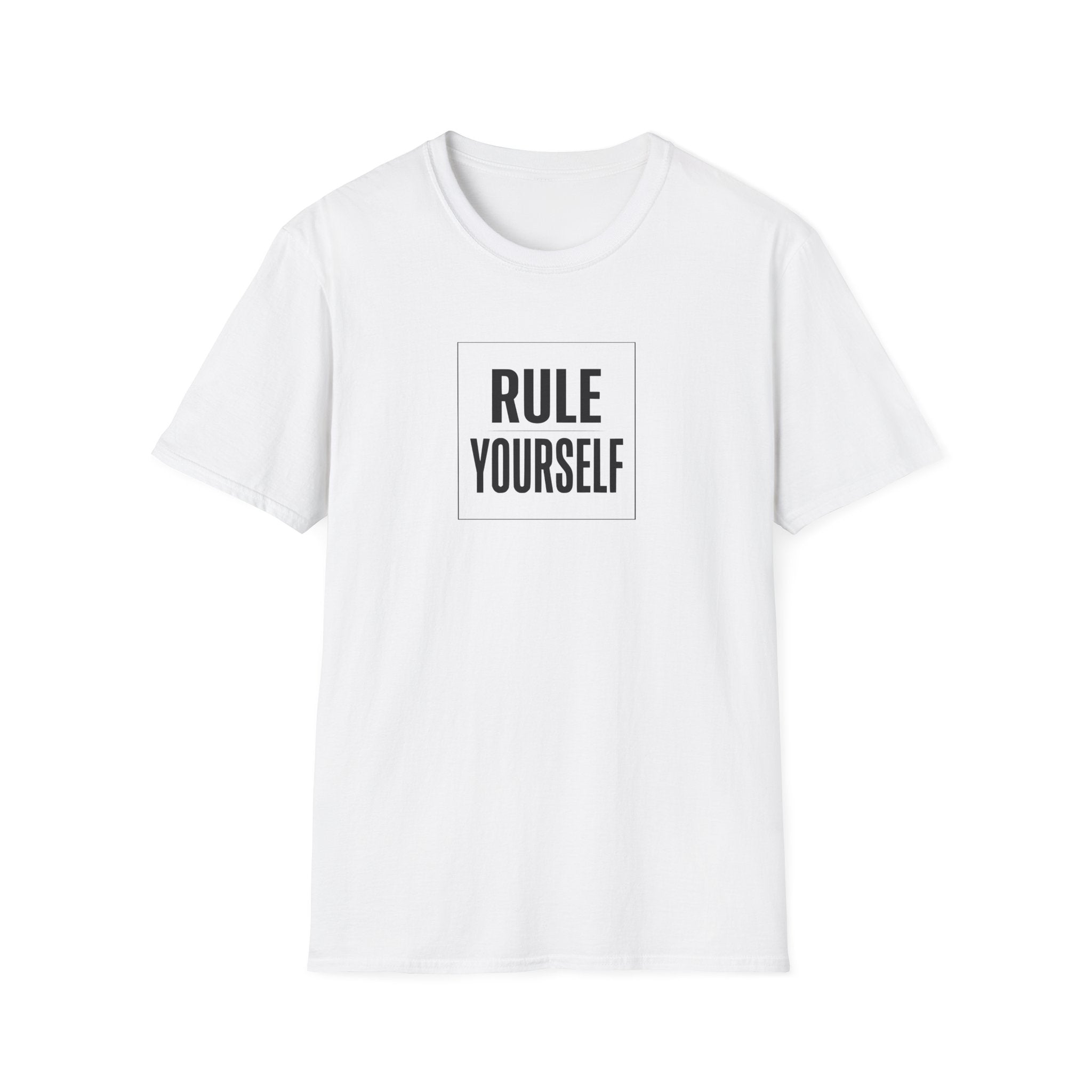 Rule Yourself T-Shirt — Minimal Motivational Tee