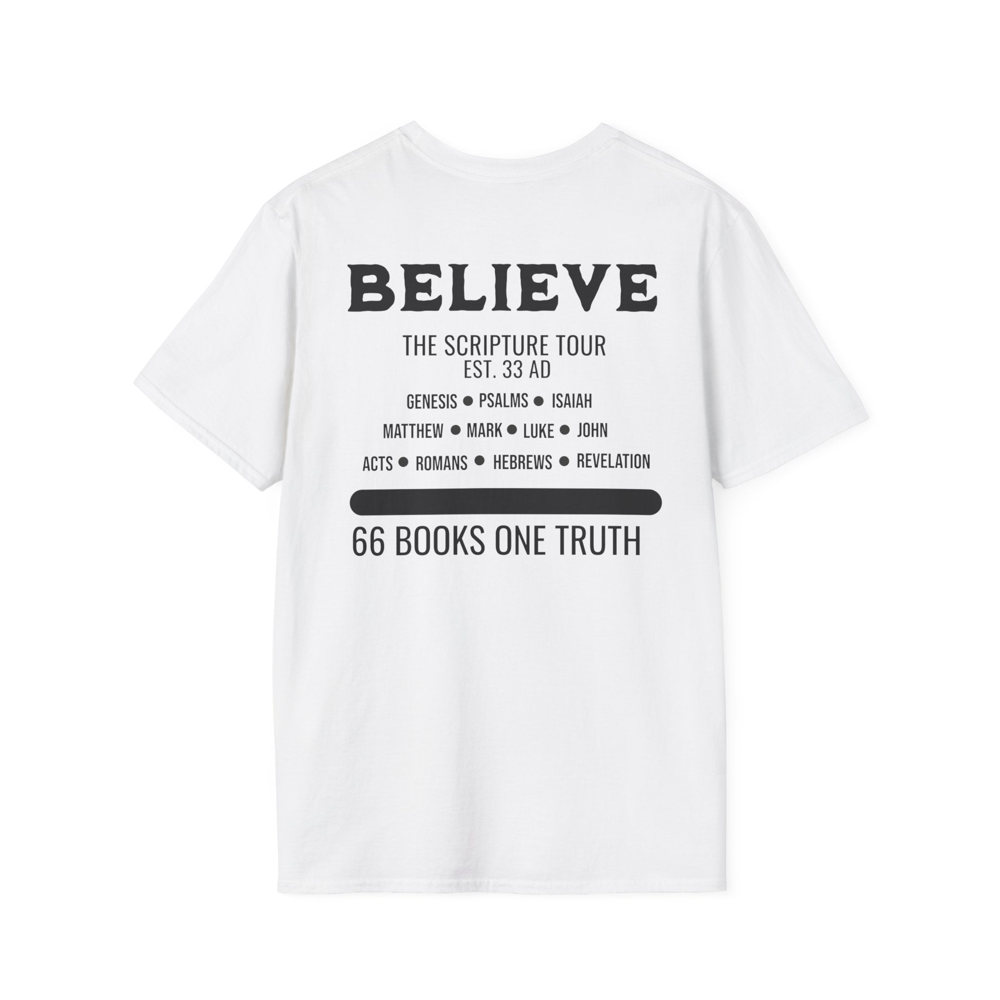 Believe – The Scripture Tour (Back)