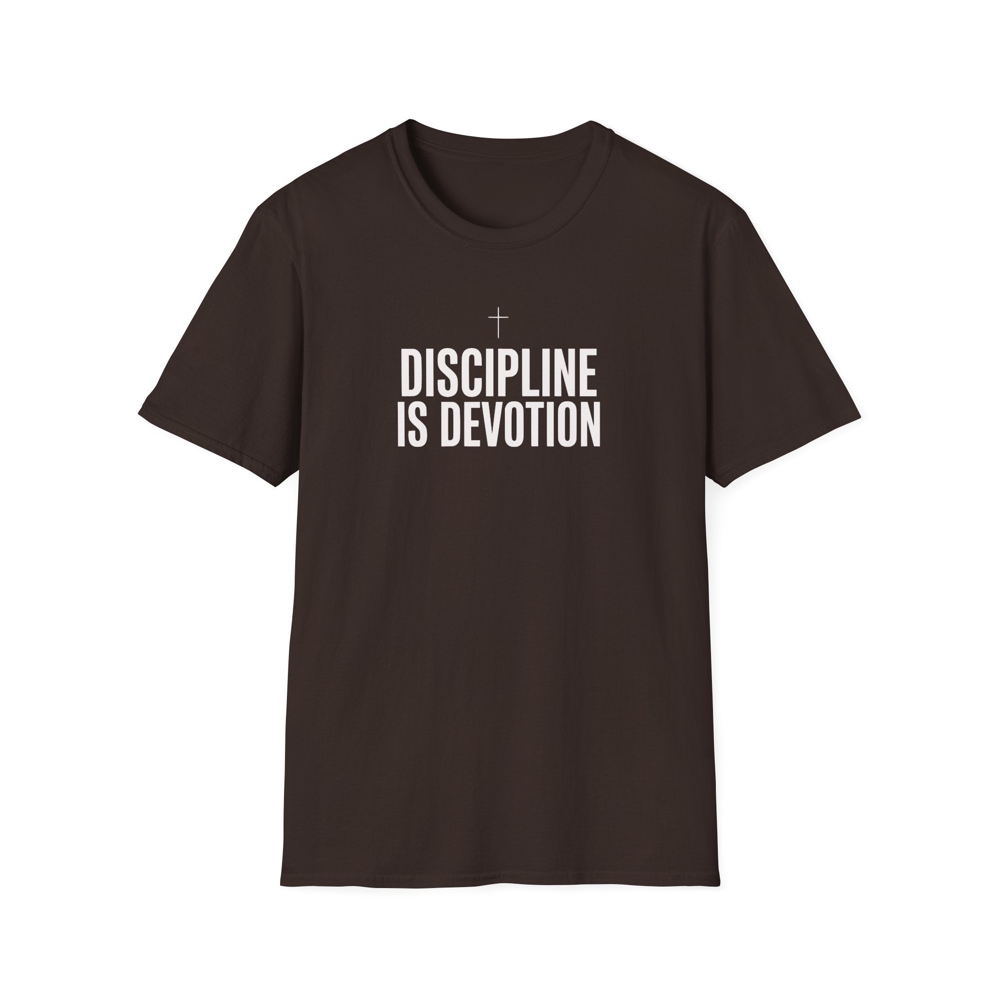 Discipline Is Devotion T-Shirt — Motivational Fitness Tee
