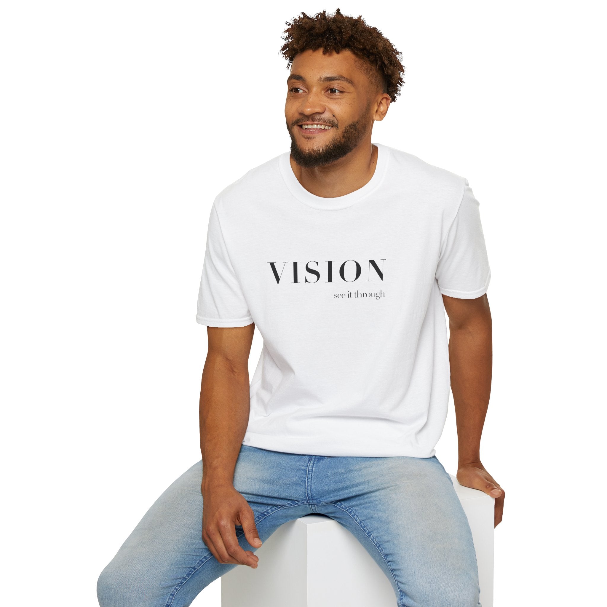 VISION Tee – Minimalist "Vision, not if enough" Inspirational Graphic T-Shirt
