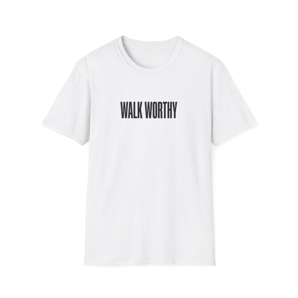 Walk Worthy T-Shirt — Inspirational Minimalist Faith Tee