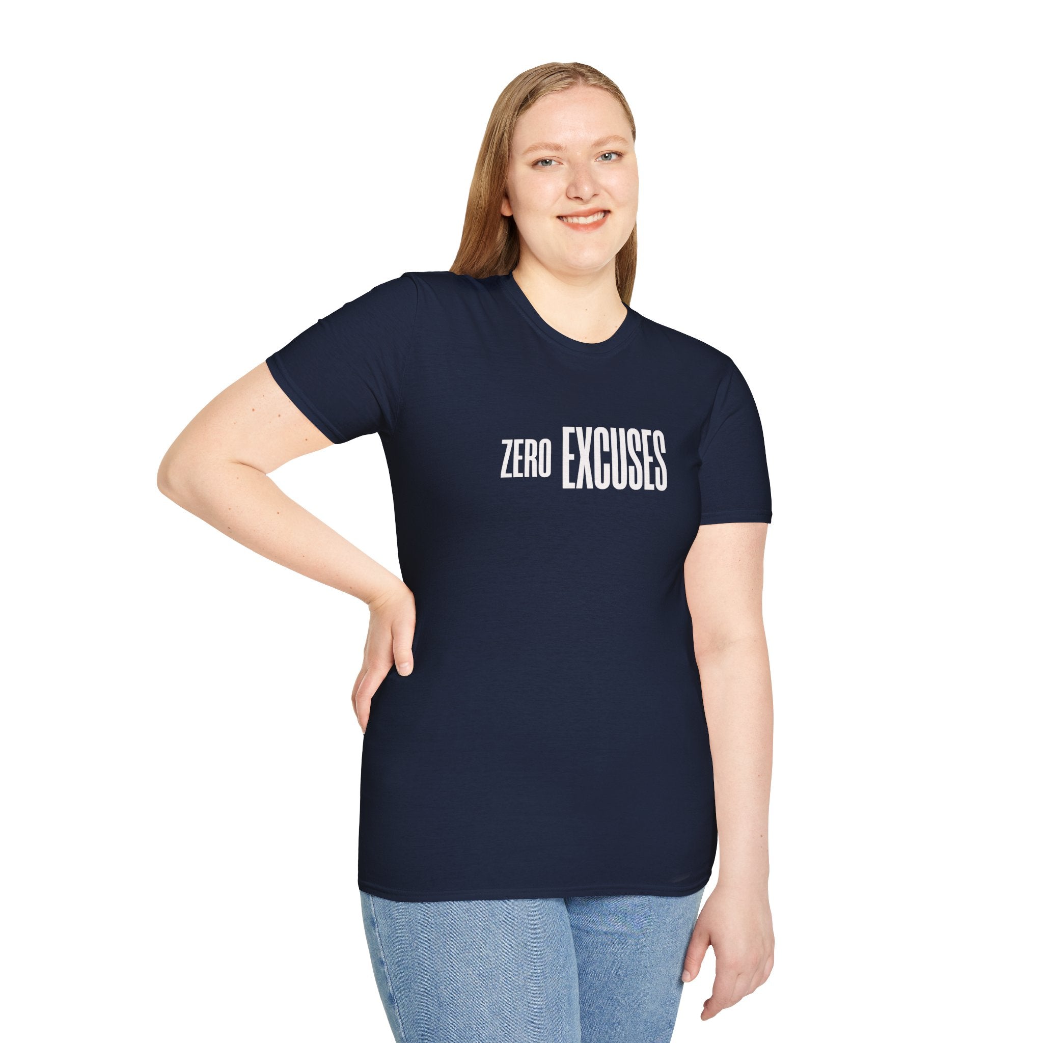 Zero Excuses T-Shirt — Motivational Fitness Tee