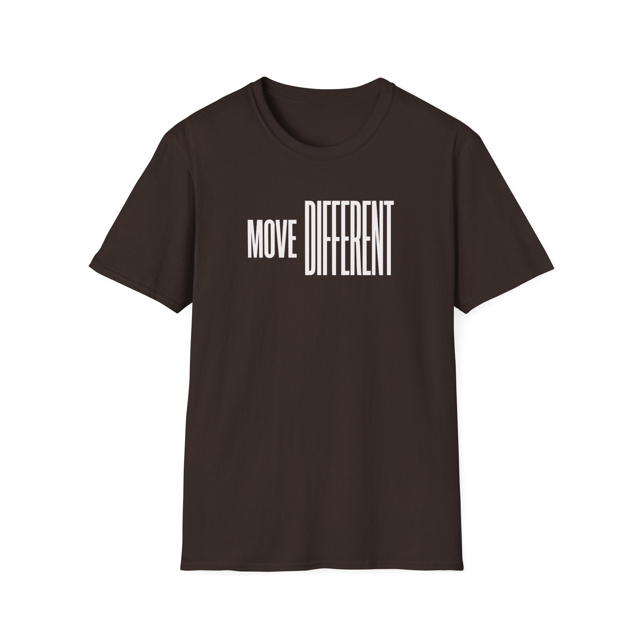Move Different T-Shirt — Minimalist Motivational Graphic Tee