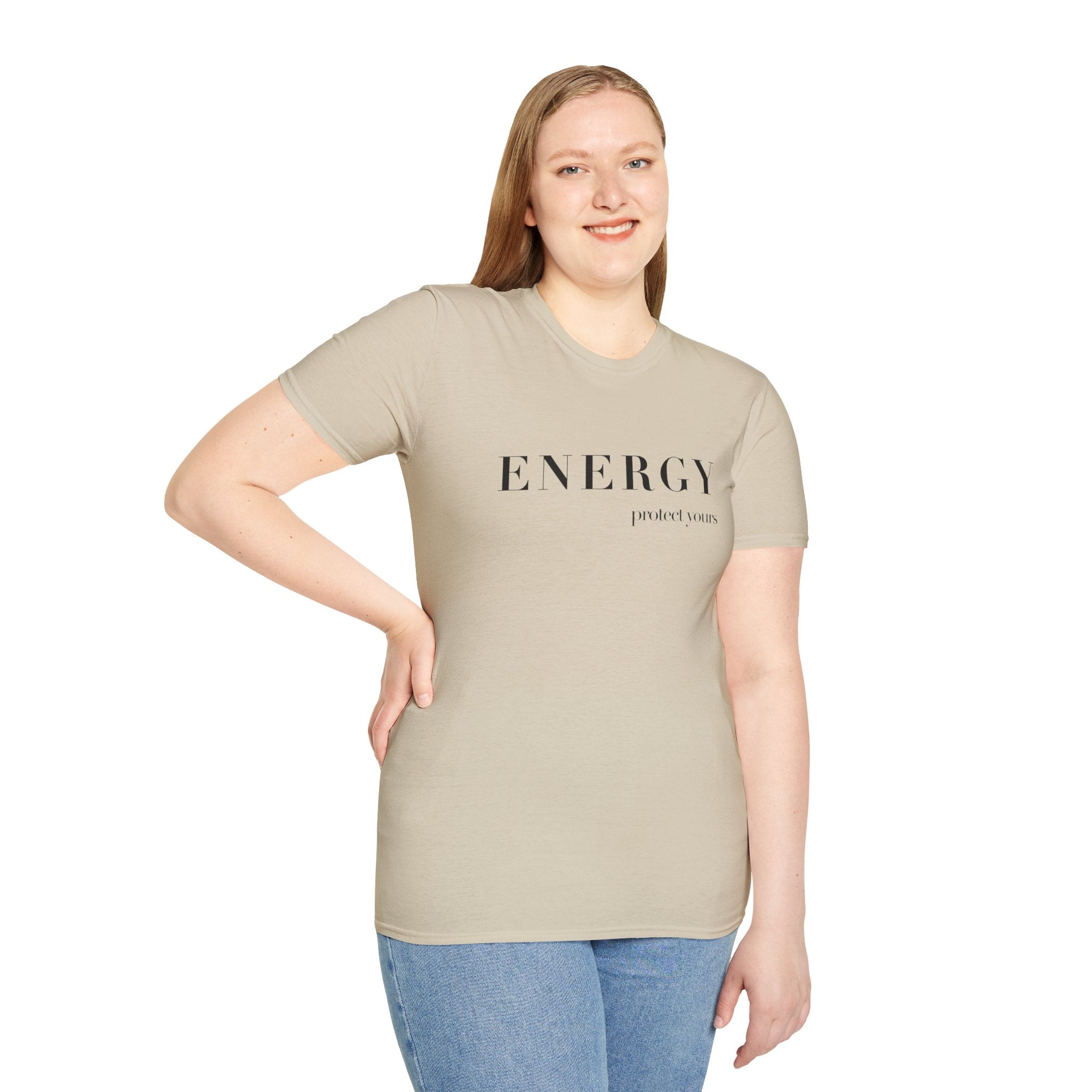 T-Shirt — "ENERGY" Minimalist Motivational Tee