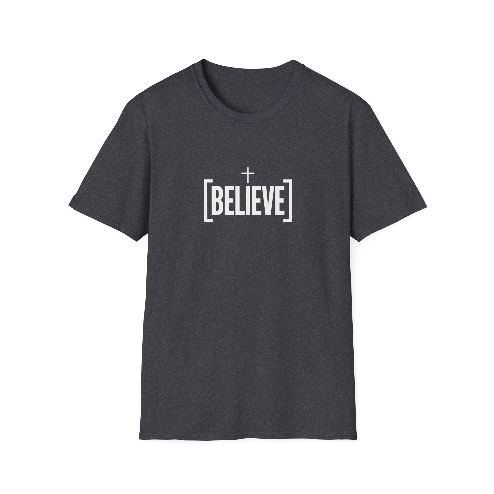 Believe Minimalist T-Shirt — Inspirational Faith Graphic Tee