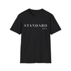 T-Shirt — STANDARD minimalist typography graphic tee