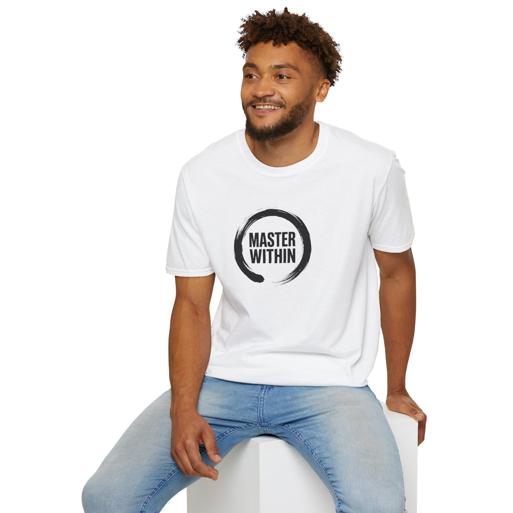 Master Within T-Shirt — Minimal Zen Circle Meditation Tee